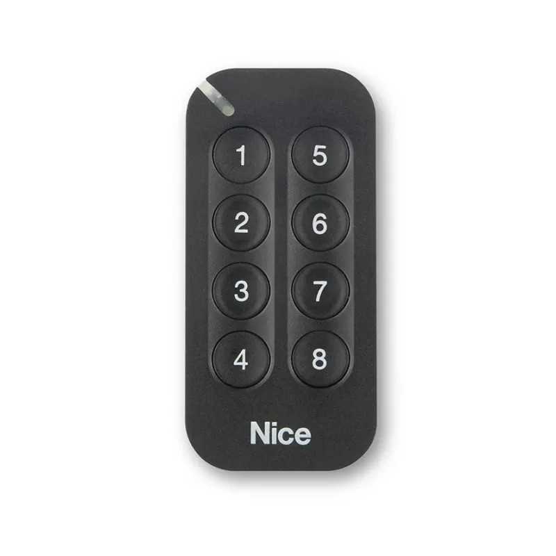Émetteur 8 canaux 433 MHz Nice - Rolling Code, télécommande