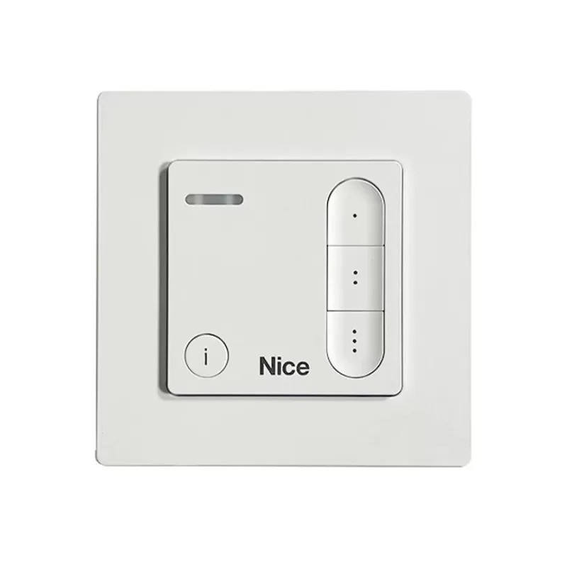 Émetteur mural 3 canaux Nice – Télécommande fiable 433,92 MHz