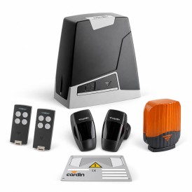 Kit motorisation portail coulissant CARDIN VELARIS-624-2