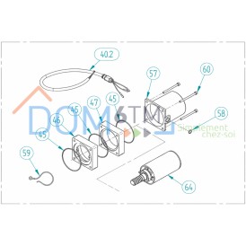 Groupe moteur 24V GHOST 200 – Motorisation enterrée portail