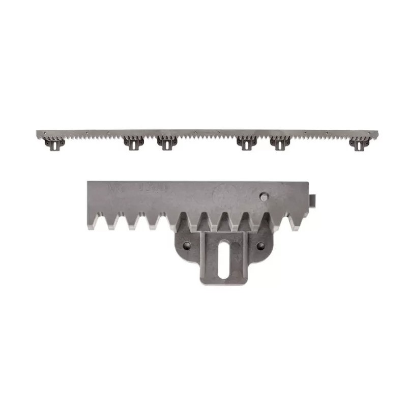 Crémaillère nylon renforcée 6 points 1200 kg portail coulissant