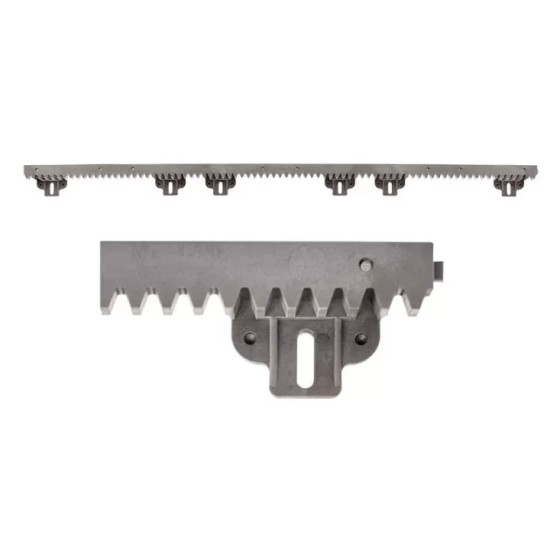 Crémaillère nylon renforcée 6 points 1200 kg portail coulissant