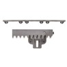 Crémaillère nylon renforcée 6 points 1200 kg portail coulissant