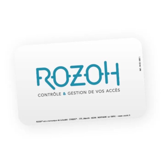 Badge carte CB MIFARE DESFire Light - 1 face non personnalisée
