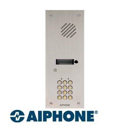 Aiphone KDA2 façade inox avec clavier à encastrée