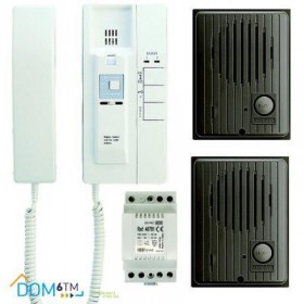Aiphone IE2A2D Interphone avec 2 platines de rue IFDA 