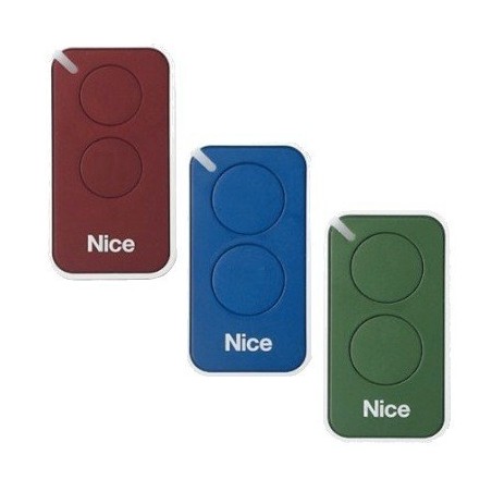 3 Télécommandes Nice de couleur RVB