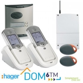 Hager LCP03F Interphone radio 2 logements sans fil