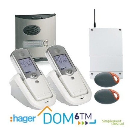 Hager LCP03F Interphone radio 2 logements sans fil