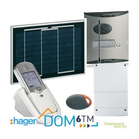 Hager LCP01S - Interphone radio sans fil solaire