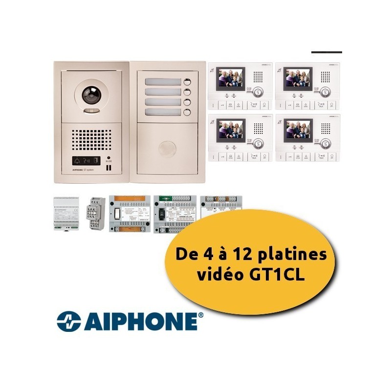 Aiphone GTV9E visiophone 9 appartements 