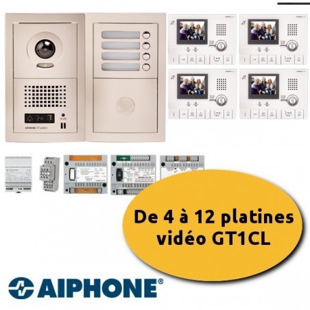 Aiphone GTV9E visiophone 9 appartements 