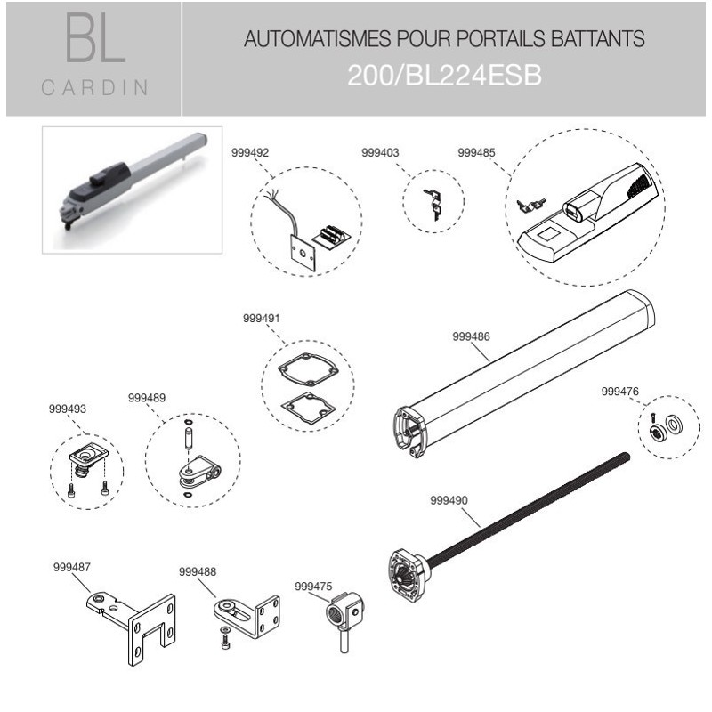 Profilé couverture vis + tête profilé BL224 Profilé couverture vis + tête profilé BL224