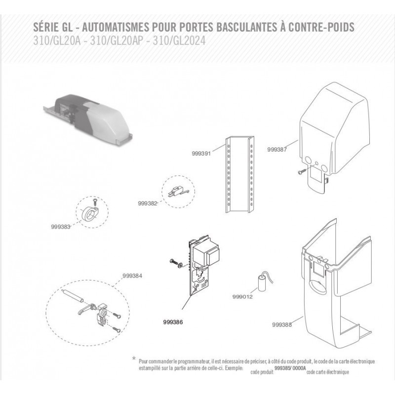 Carte électronique Cardin GL20 - S449 Carte électronique Cardin GL20 - S449