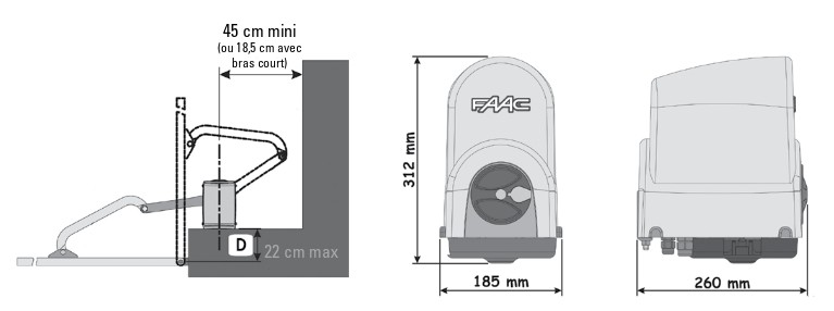 caracteristiques du moteur 391 faac